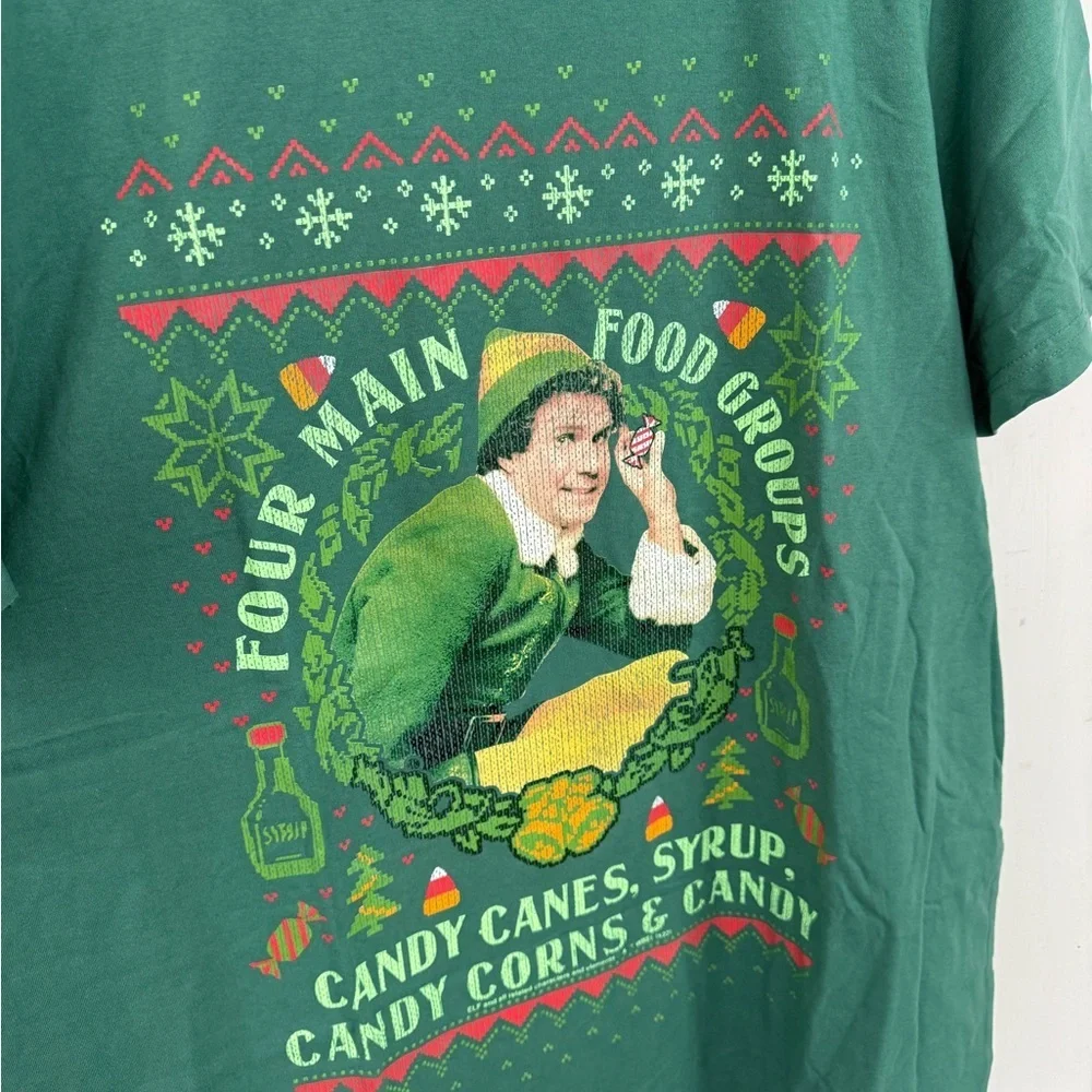 Green Elf Graphic T-Shirt - Picture 2 of 5